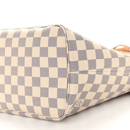 Louis Vuitton Damier Azur Braided Neverfull MM Orange 10 of 11