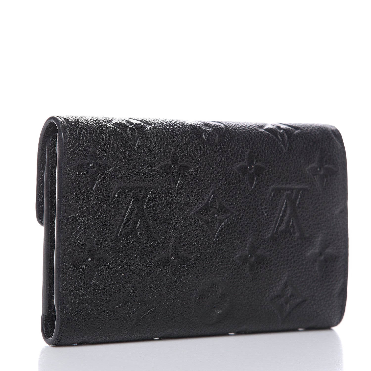 Louis Vuitton Empreinte Compact Curieuse Wallet Black 3 of 9