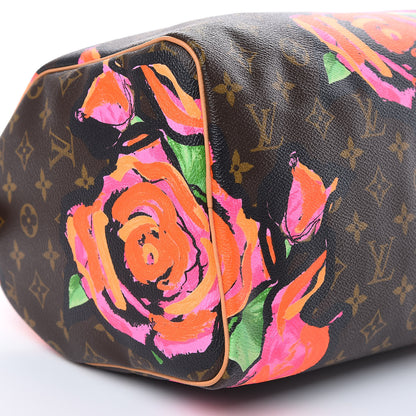 Louis Vuitton Monogram Roses Speedy 30 8 of 12