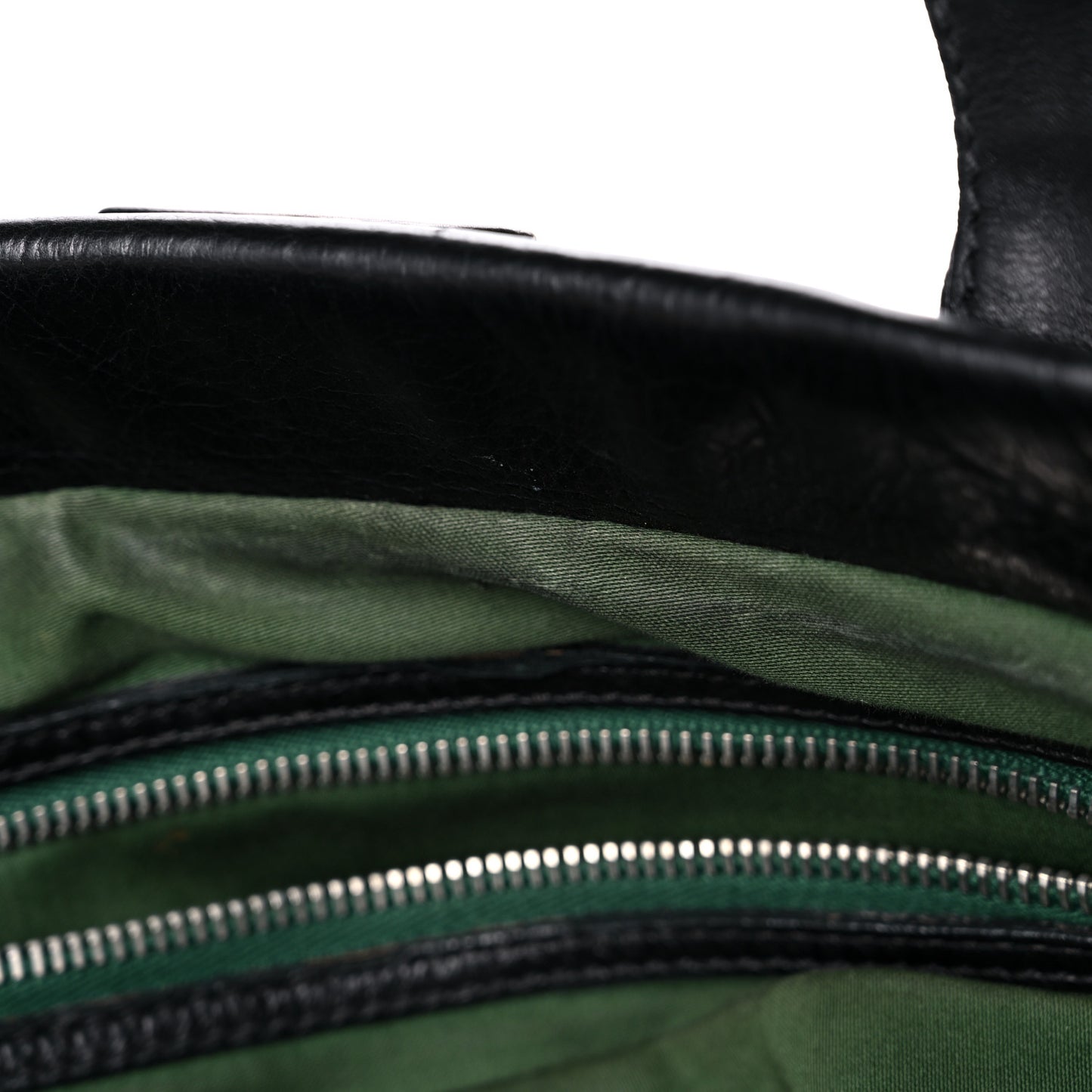 Vitello Lux Satchel Black
