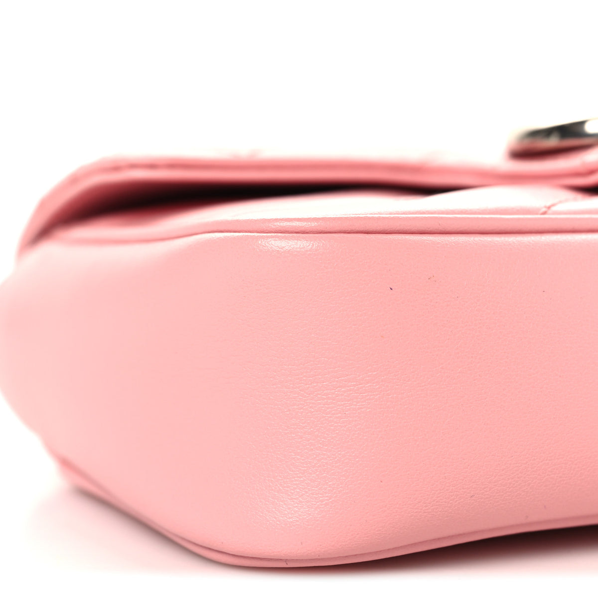 Gucci Calfskin Matelasse Super Mini GG Marmont Shoulder Bag Wild Rose 9 of 10