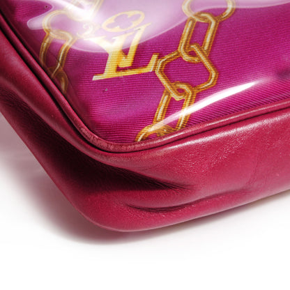 Louis Vuitton Monogram Charms Pochette Accessories Bag Fuchsia 5 of 8