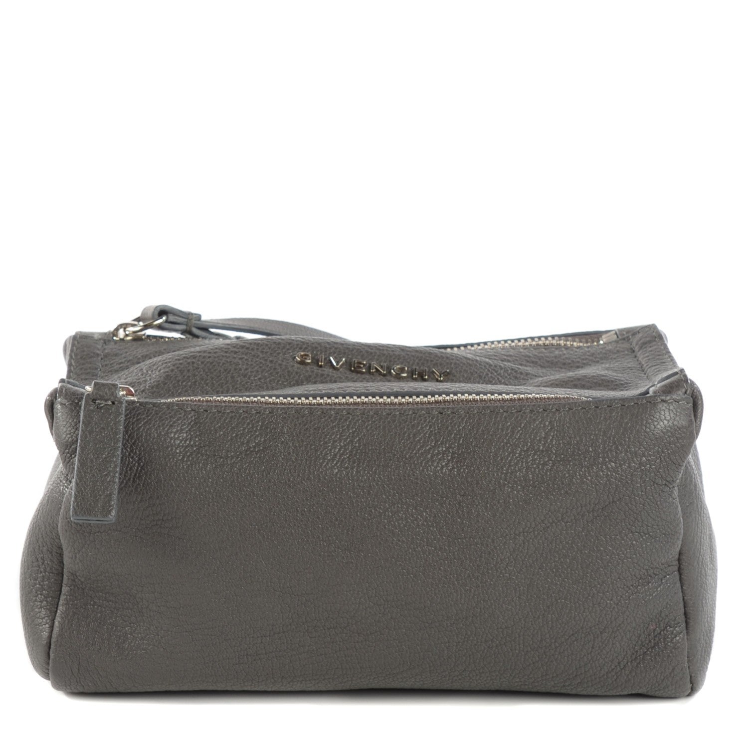 Givenchy Sugar Goatskin Pandora Wristlet Elephant Grey 1 of 8