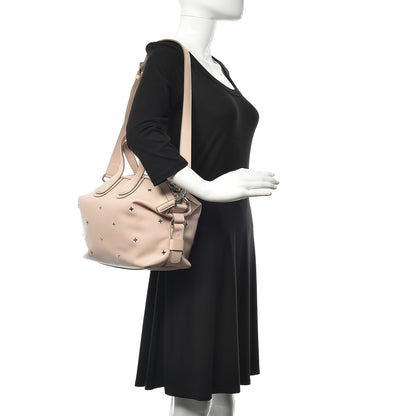Givenchy Waxed Calfskin Small Metal Cross Nightingale Nude Pink 2 of 10