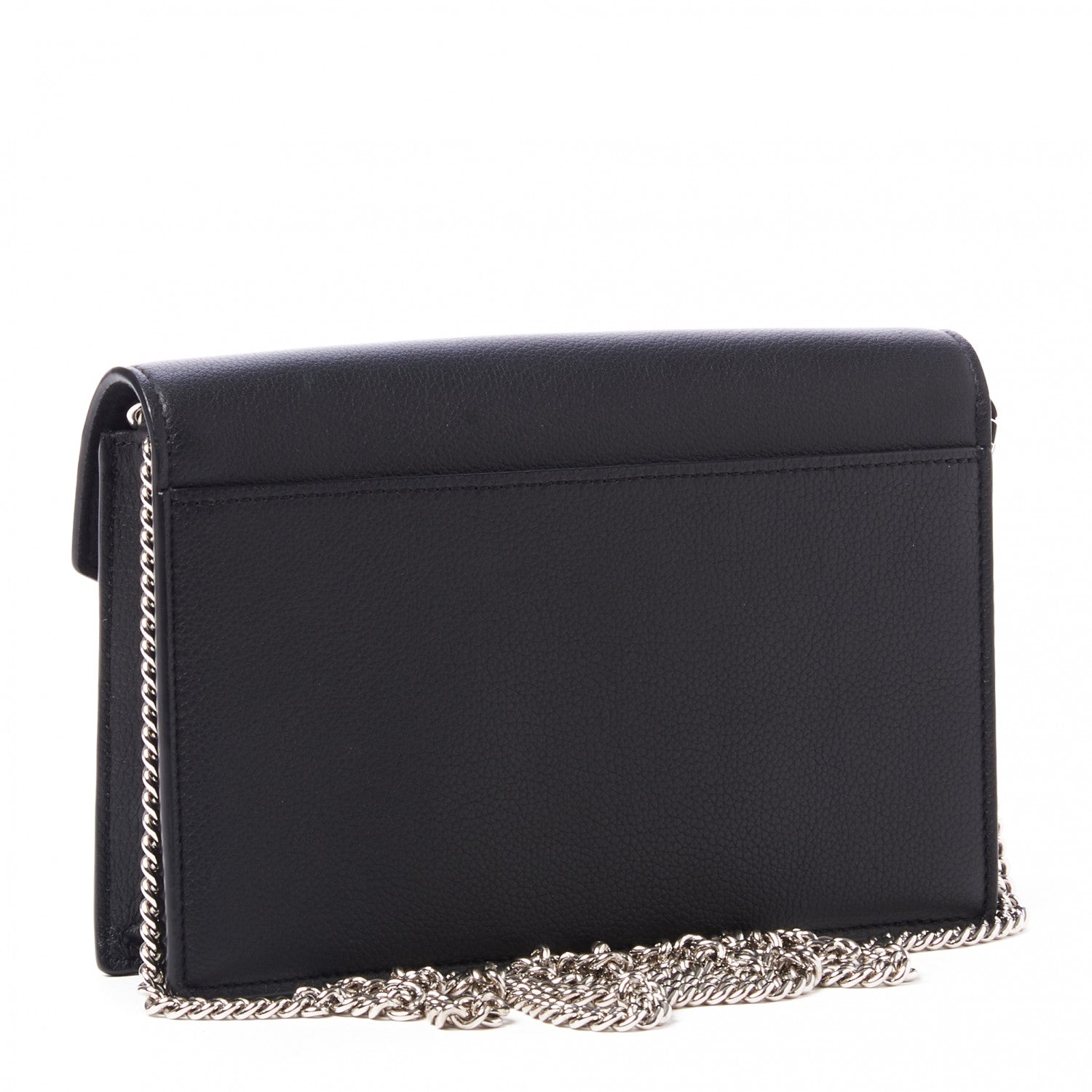 Louis Vuitton Soft Calfskin My Lockme Chain Pochette Black 3 of 8