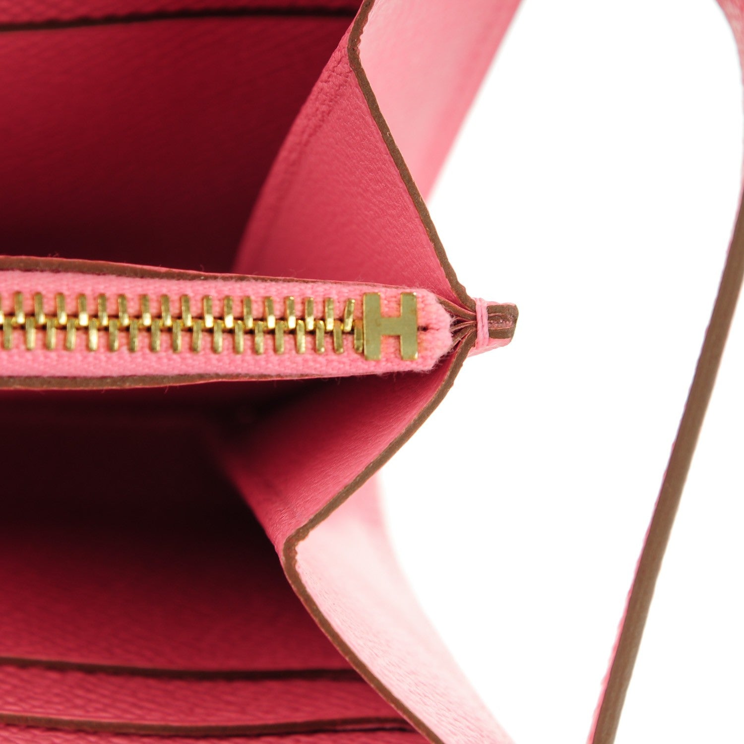 Hermes Epsom Kelly Longue Wallet Rose Confetti 9 of 9