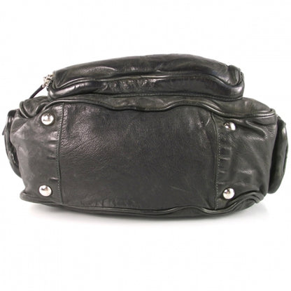 Prada Leather Handbag Navy 5 of 14