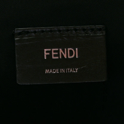 Fendi Nylon Vitello Elite Monster Eyes Rounded Backpack Red White 6 of 13