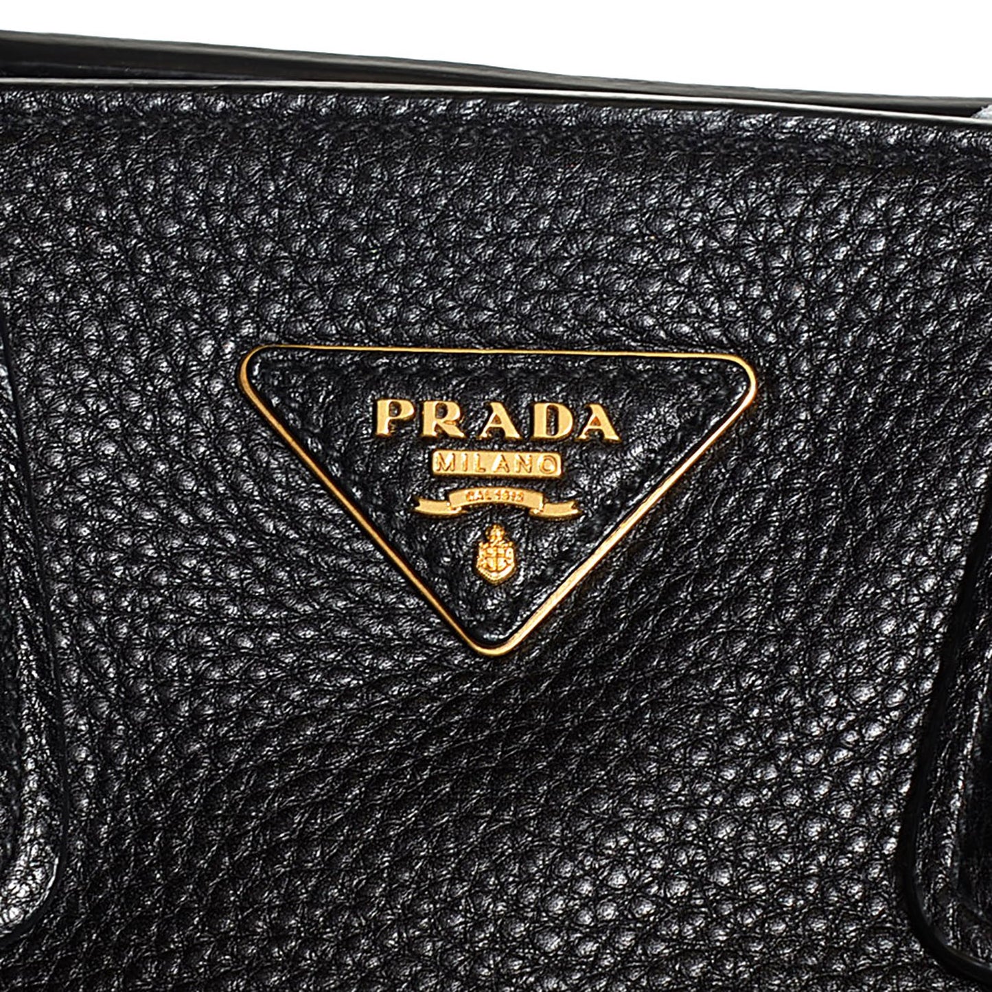 Vitello Daino Shopping Tote Nero Black