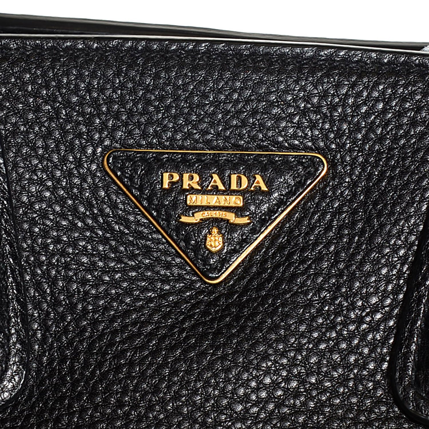 Prada Vitello Daino Shopping Tote Nero Black 10 of 10