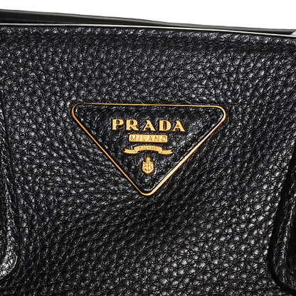 Prada Vitello Daino Shopping Tote Nero Black 10 of 10