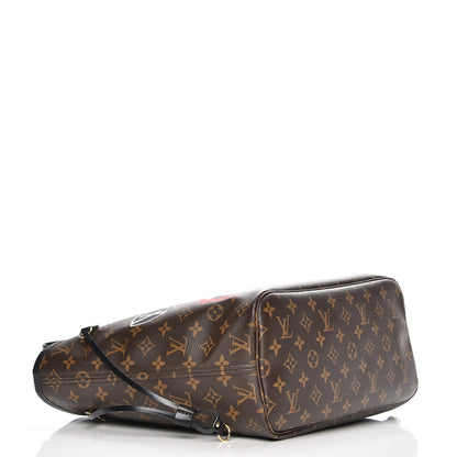 Louis Vuitton Monogram World Tour Neverfull MM 4 of 10