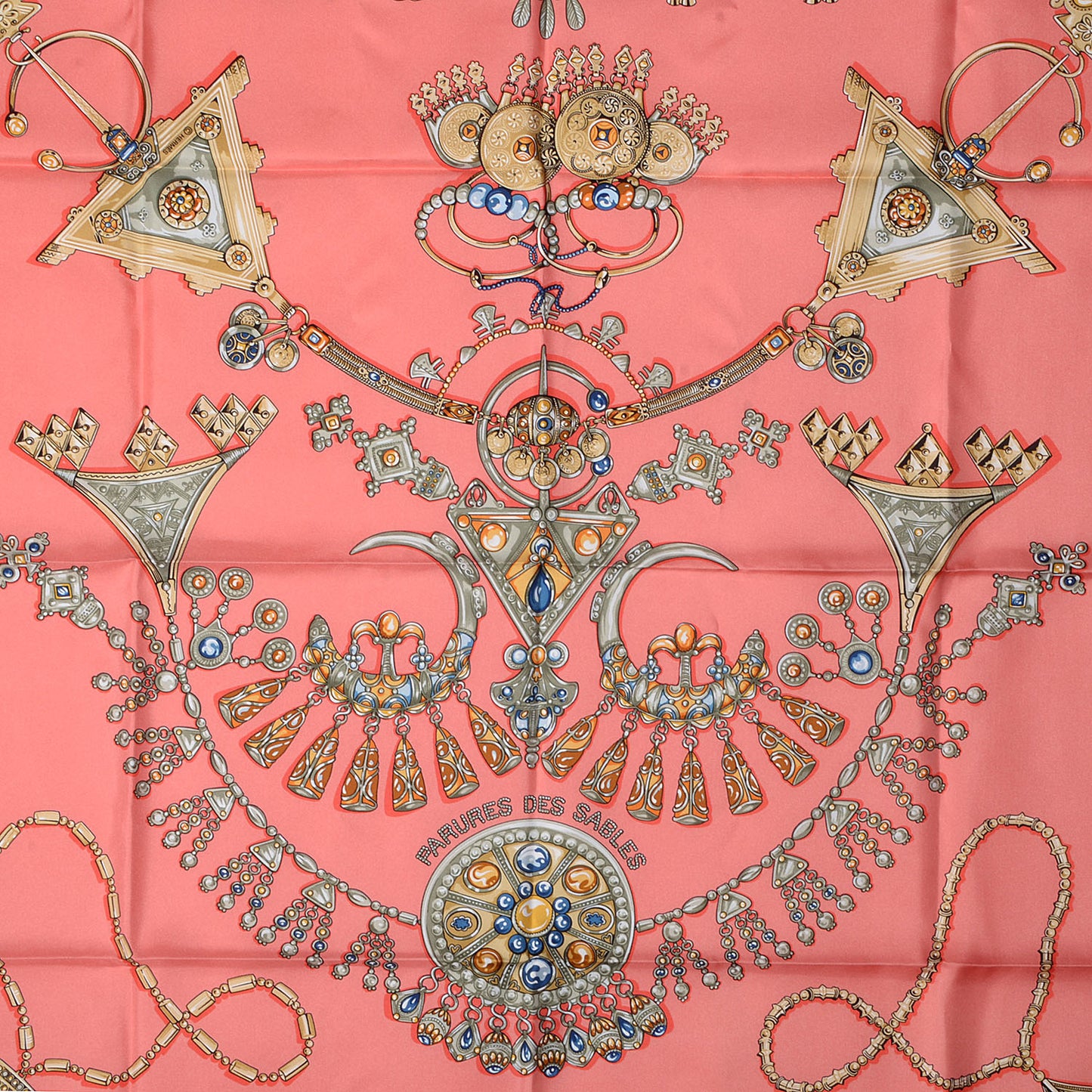 Silk Parures Des Sables Scarf 90