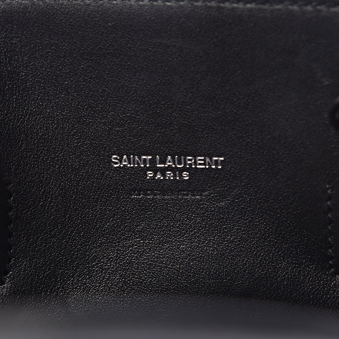 Grained Calfskin Baby Sac De Jour Black