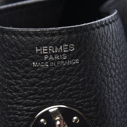 Hermes Taurillon Clemence Lindy 34 Black 6 of 22