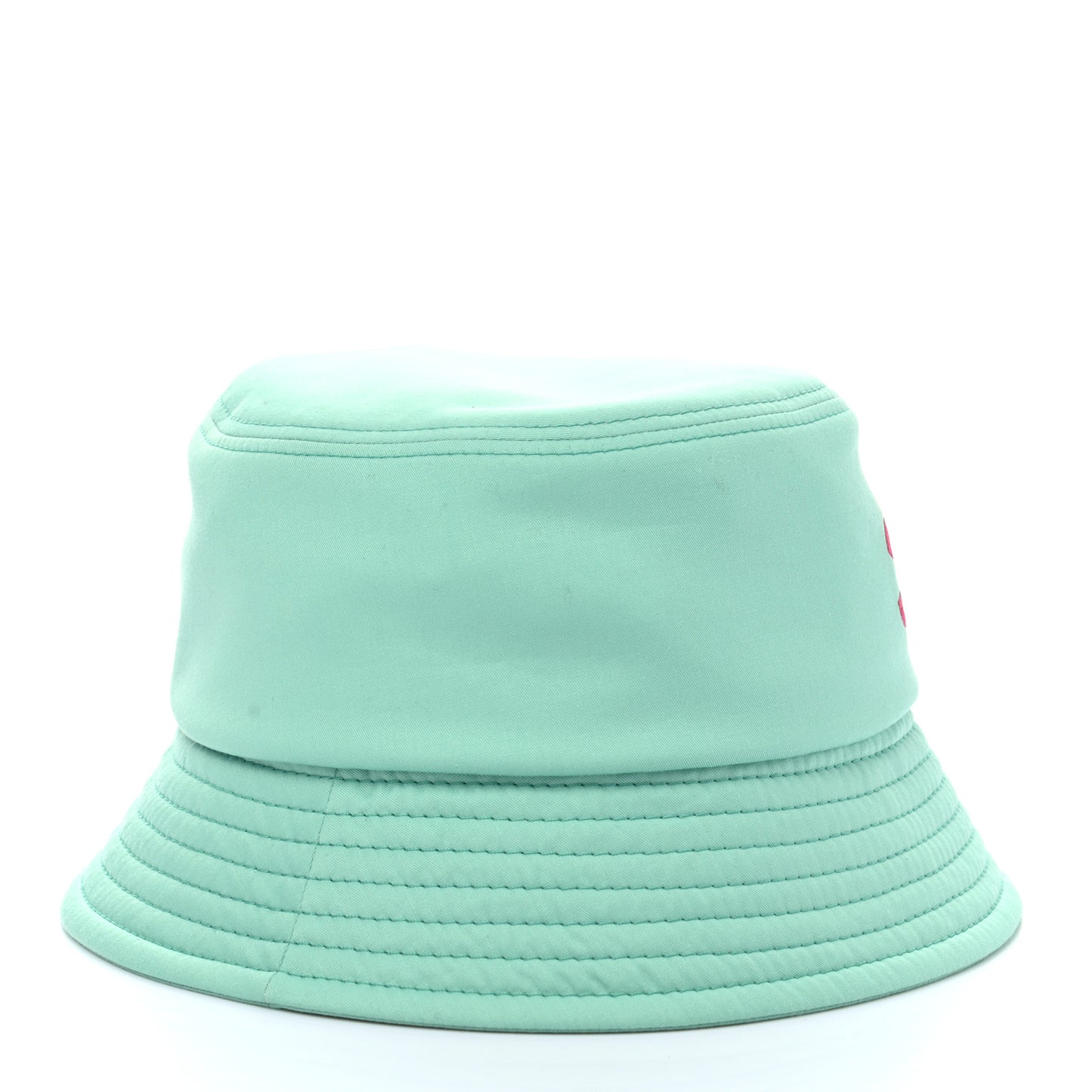 Cotton CC Cloche Bucket Hat S Turquoise Fuchsia