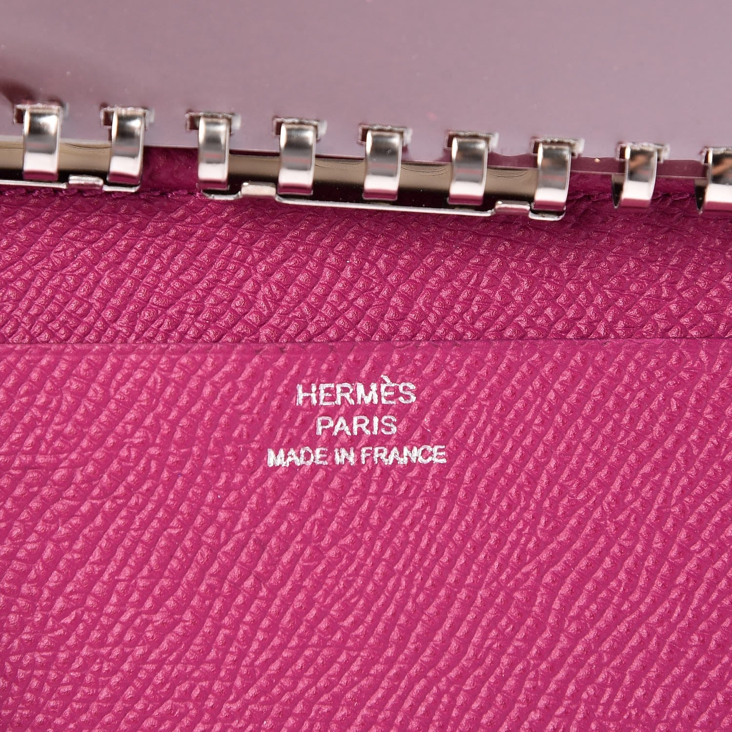 Hermes Epsom Vision II Agenda Cover Rose Pourpre 7 of 9