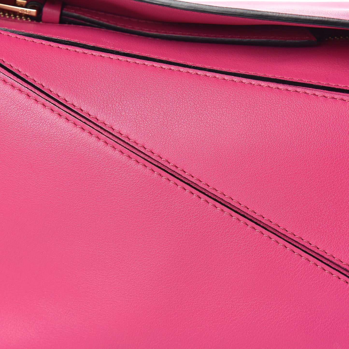Calfskin Small Puzzle Bag Fuchsia