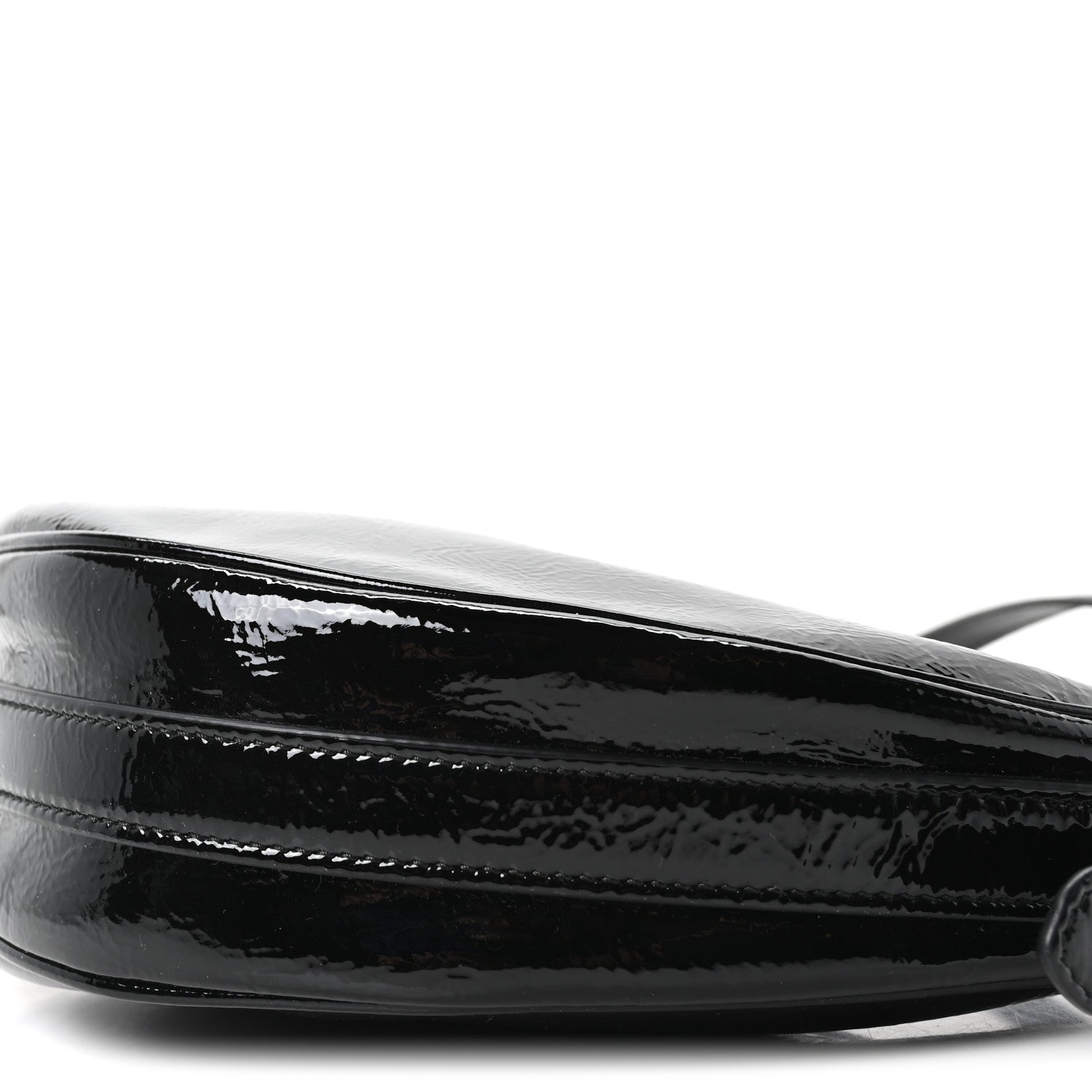 Prada Patent Naplak Arque Shoulder Bag Black 9 of 9