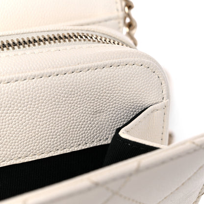 Chanel Caviar Quilted Like A Wallet Flap White 10 of 11
