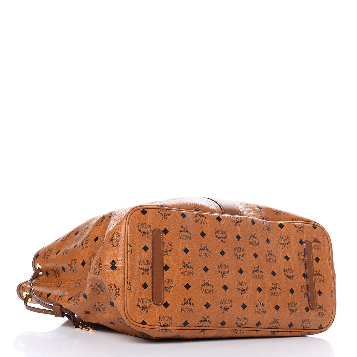 Visetos Large Liz Reversible Shopper Tote Cognac