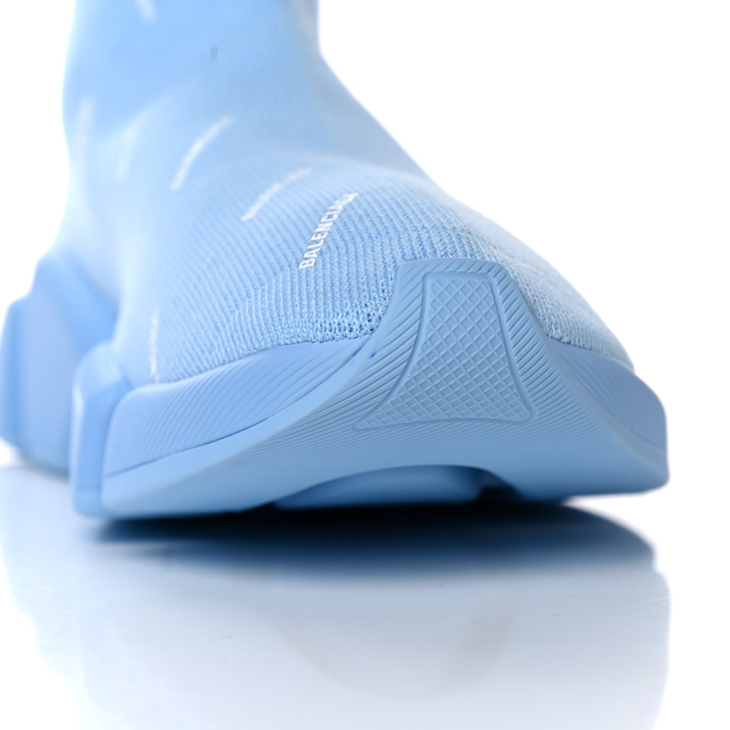 Technical 3D Recycled Knit Allover Logo Womens Speed 2.0 Sneakers 39 Soft Blue White