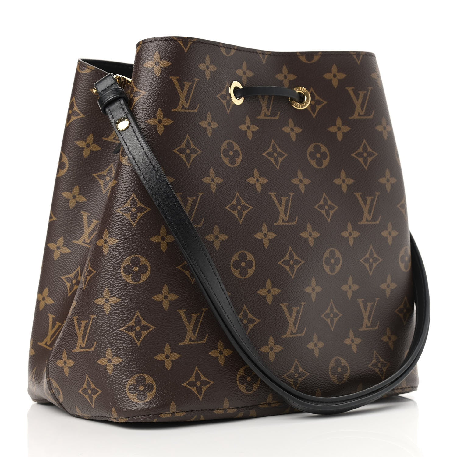 Louis Vuitton Monogram Neonoe MM Black 3 of 8