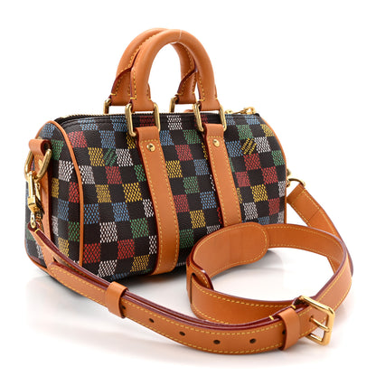 Louis Vuitton LV Vers Damier Ebene Keepall Bandouliere 25 3 of 10