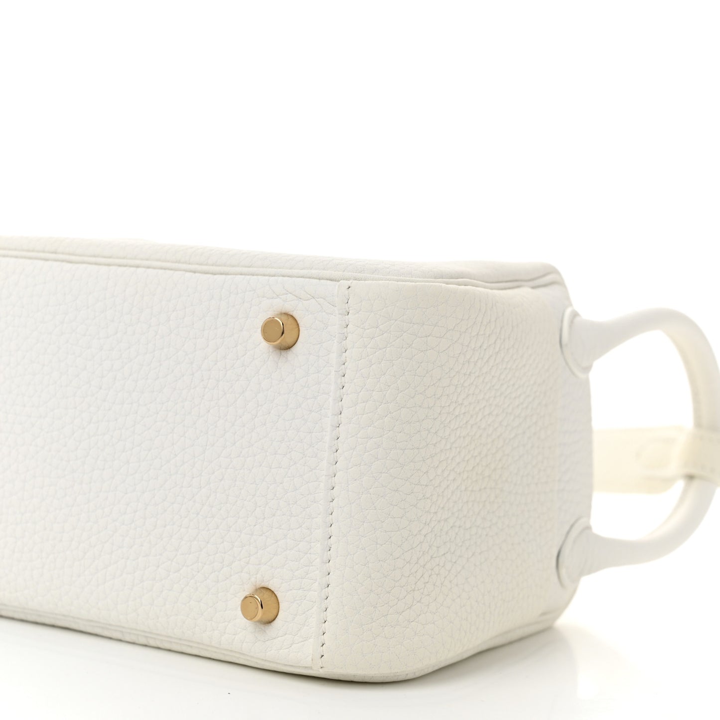 Taurillon Clemence Mini Lindy 20 New White