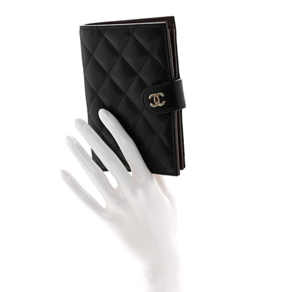 Chanel Caviar Quilted Passport Holder Black 2 of 8