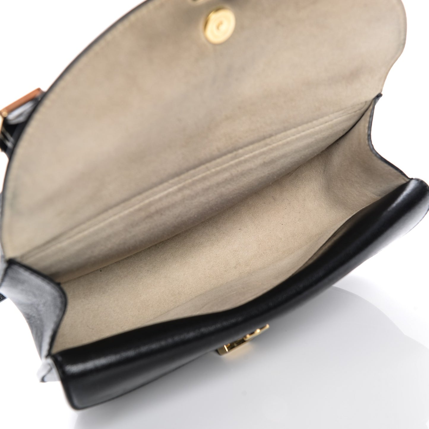 Calfskin Mini Georgia Crossbody Bag Black