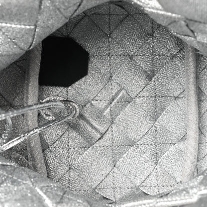 Bottega Veneta Webbing Maxi Intrecciato Mini Cassette Tote Silver 6 of 11