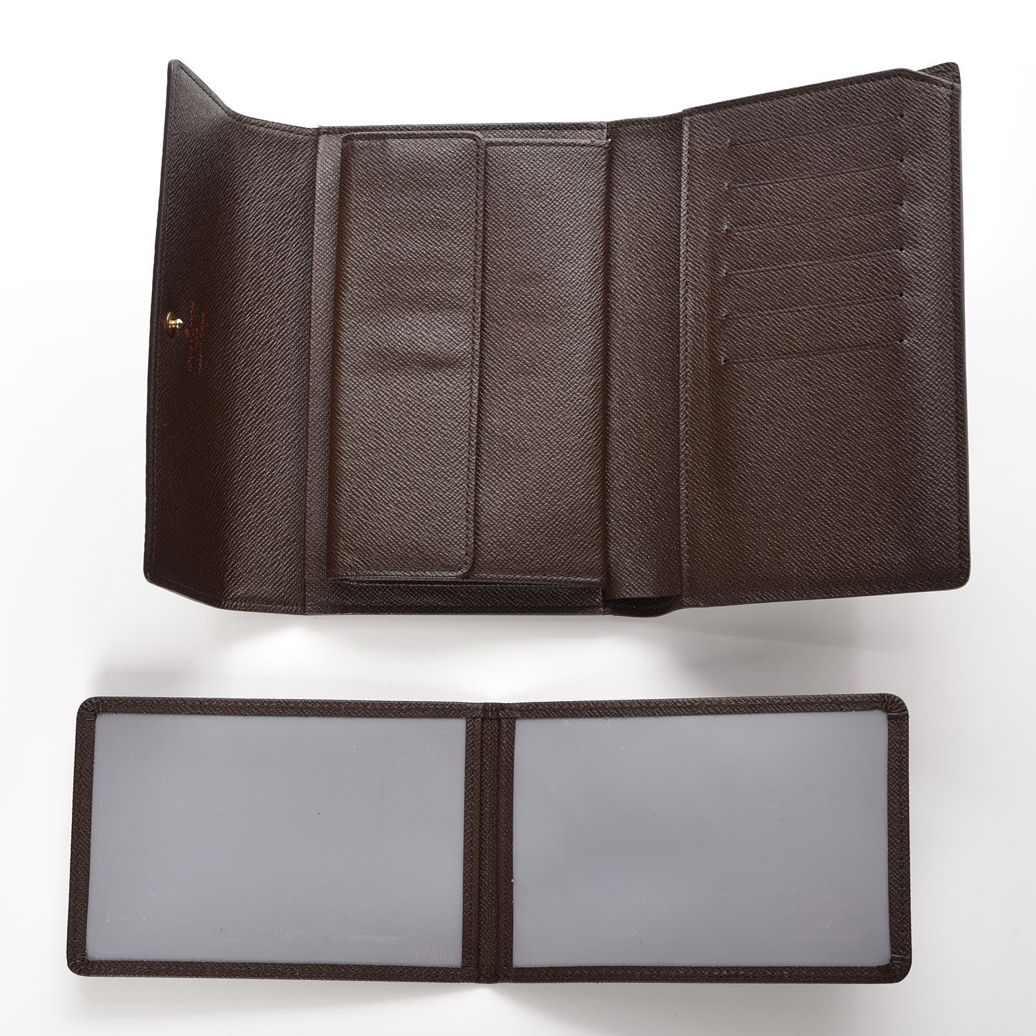 Louis Vuitton Damier Ebene Porte Tresor Etui Papier Wallet 6 of 9