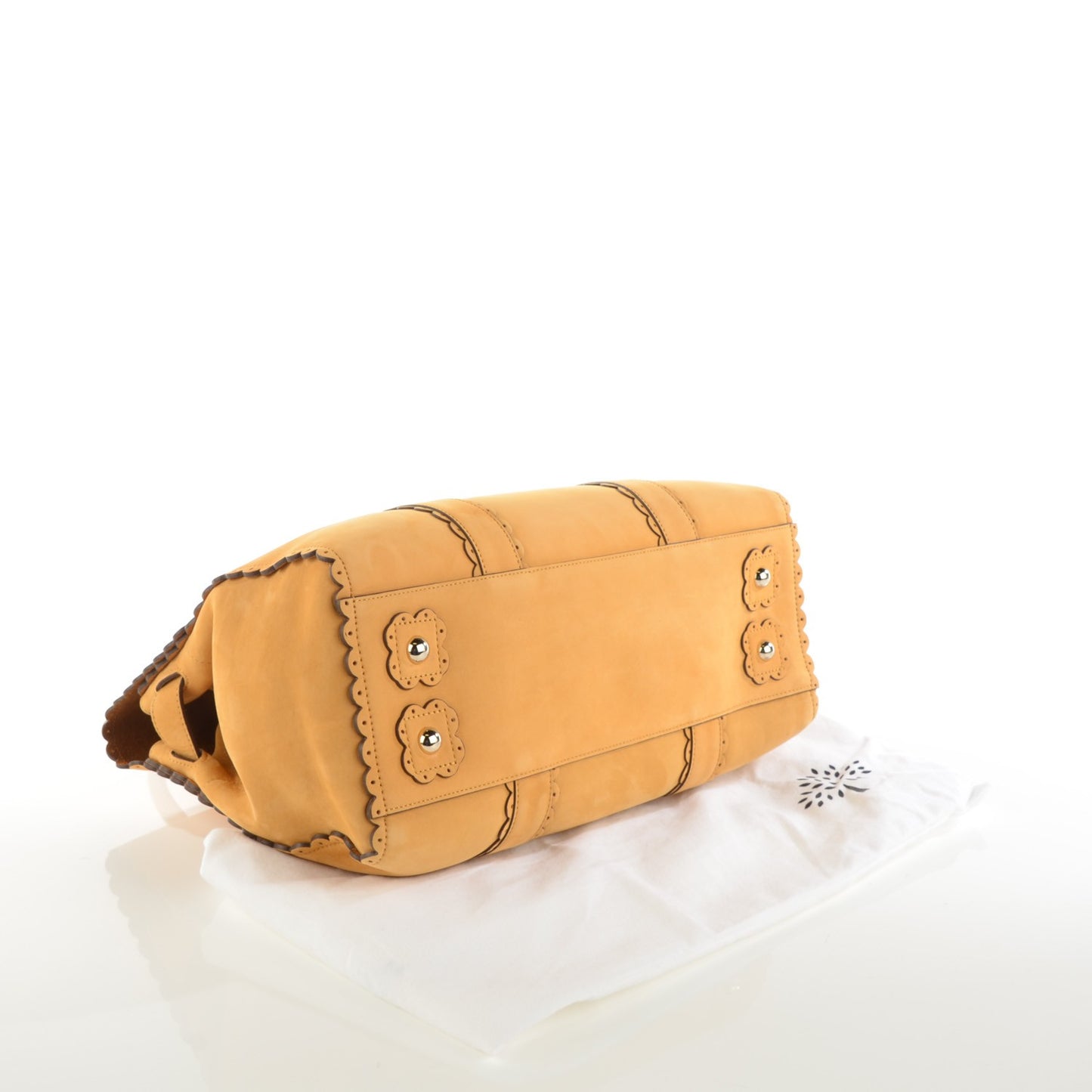 Smooth Nubuck Cookie Bayswater Satchel Ochre