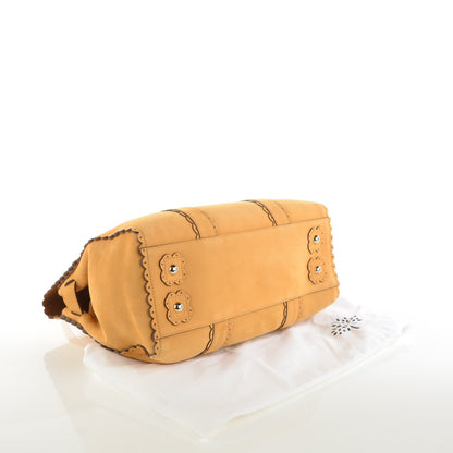 Mulberry Smooth Nubuck Cookie Bayswater Satchel Ochre 4 of 7