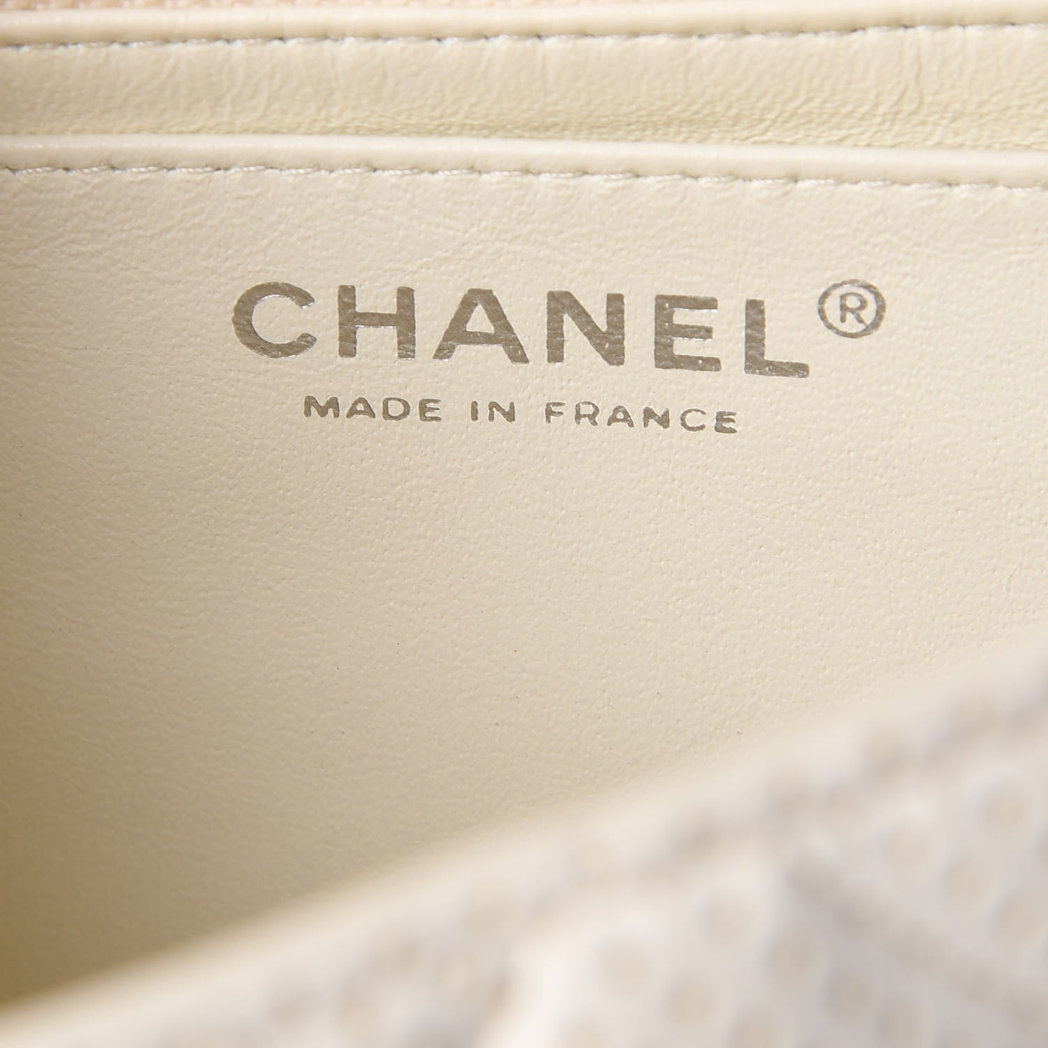 Chanel Lambskin Perforated Jumbo Single Flap White 5 of 15