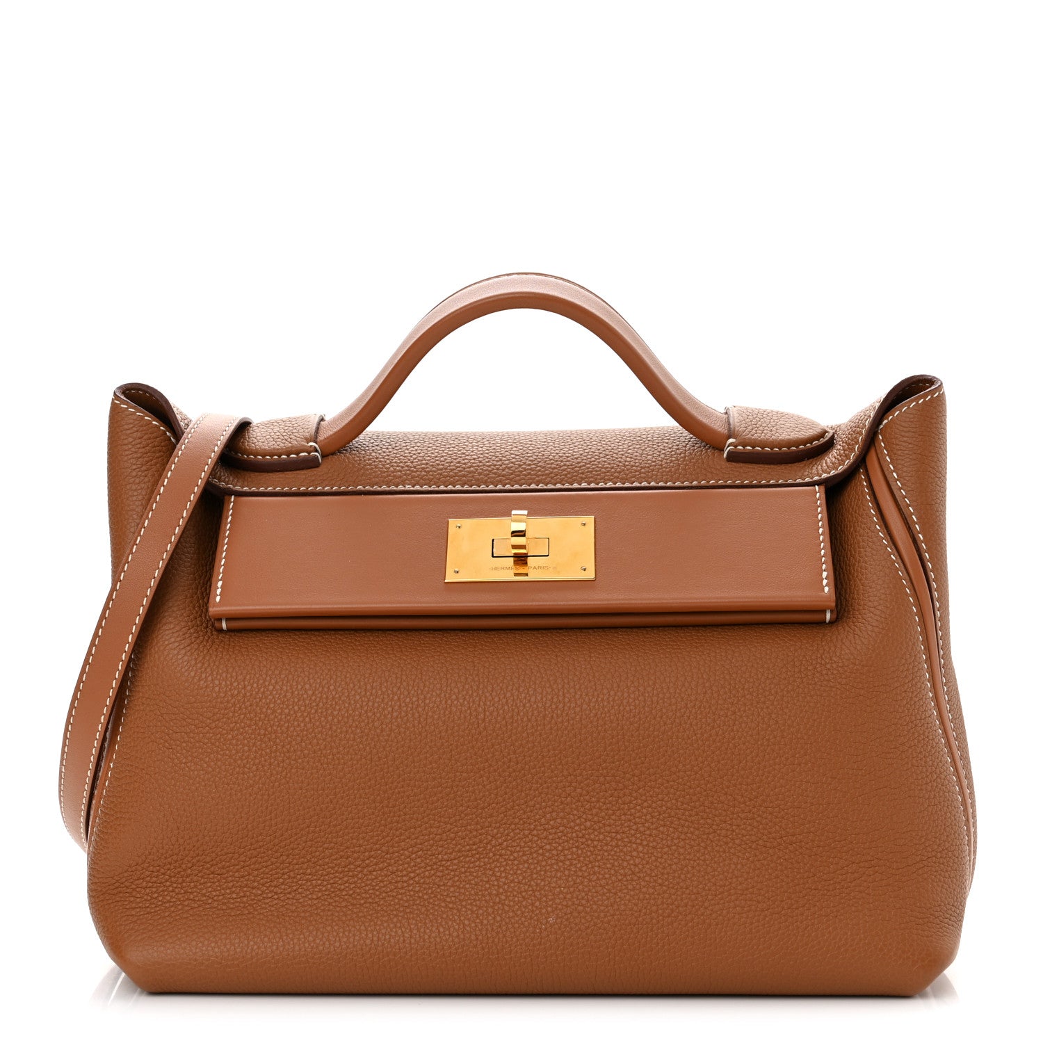 Hermes Taurillon Maurice Swift 24/24 29 Gold 1 of 9