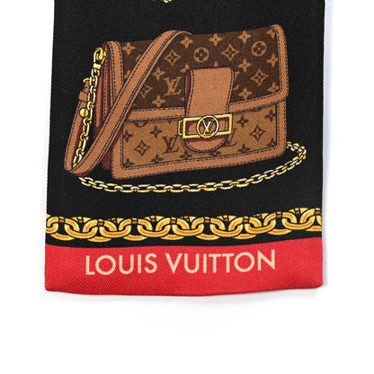 Louis Vuitton Silk Monogram Tribute To Bandeau Marron 3 of 4
