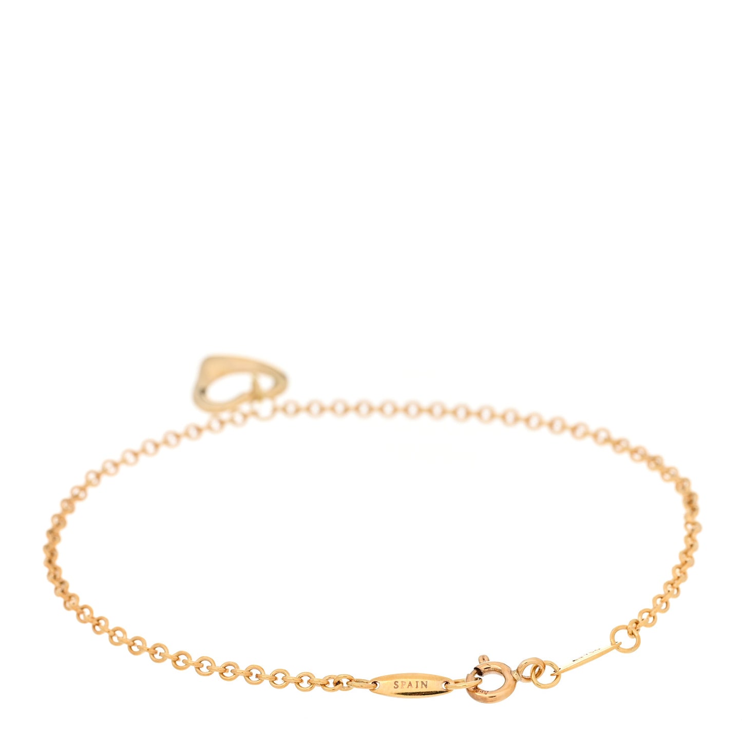 18K Yellow Gold Elsa Peretti Open Heart Bracelet