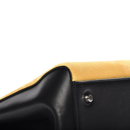 Celine Pony Hair Medium Edge Shoulder Bag Mustard 8 of 11