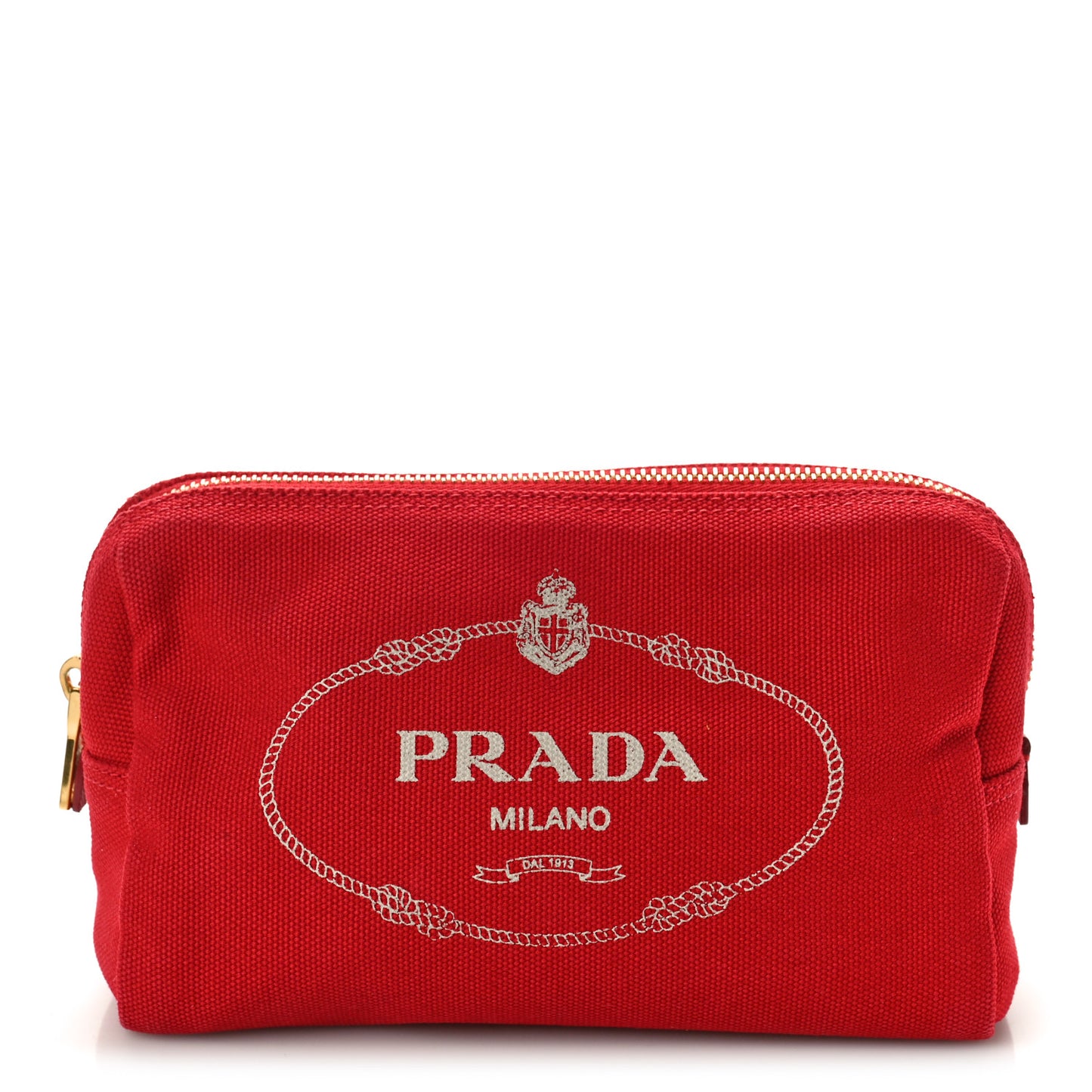 Canvas Canapa Logo Pouch Rosso