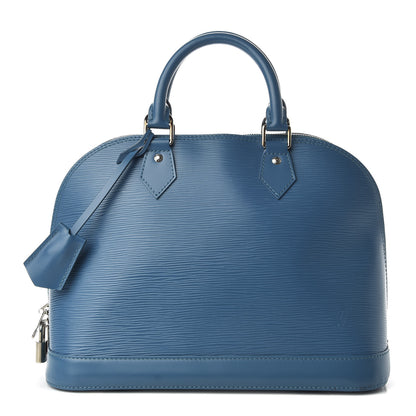 Louis Vuitton Epi Alma Cyan 1 of 11