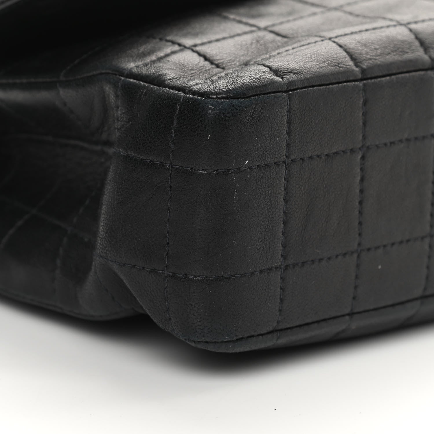 Chanel Lambskin Chocolate Bar Mademoiselle Flap Black 10 of 16