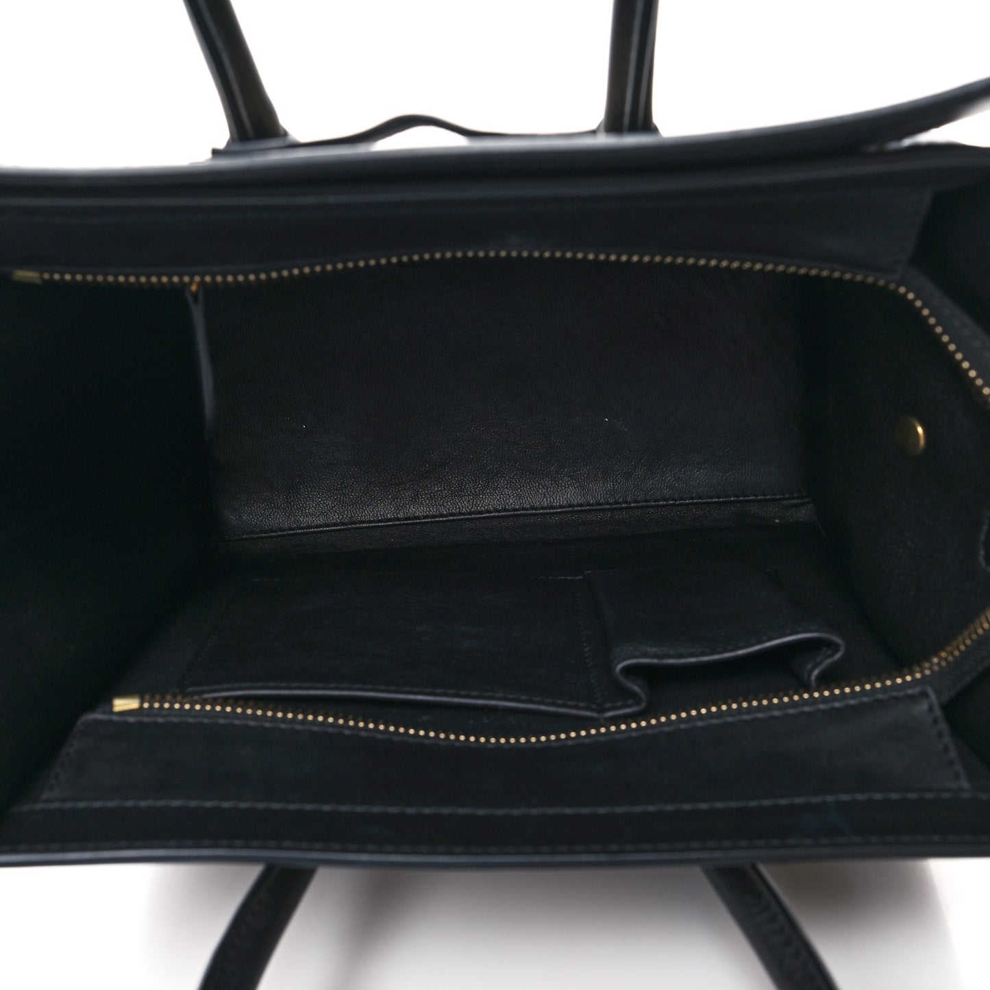 Elephant Calfskin Suede Micro Tri-Color Luggage Sand