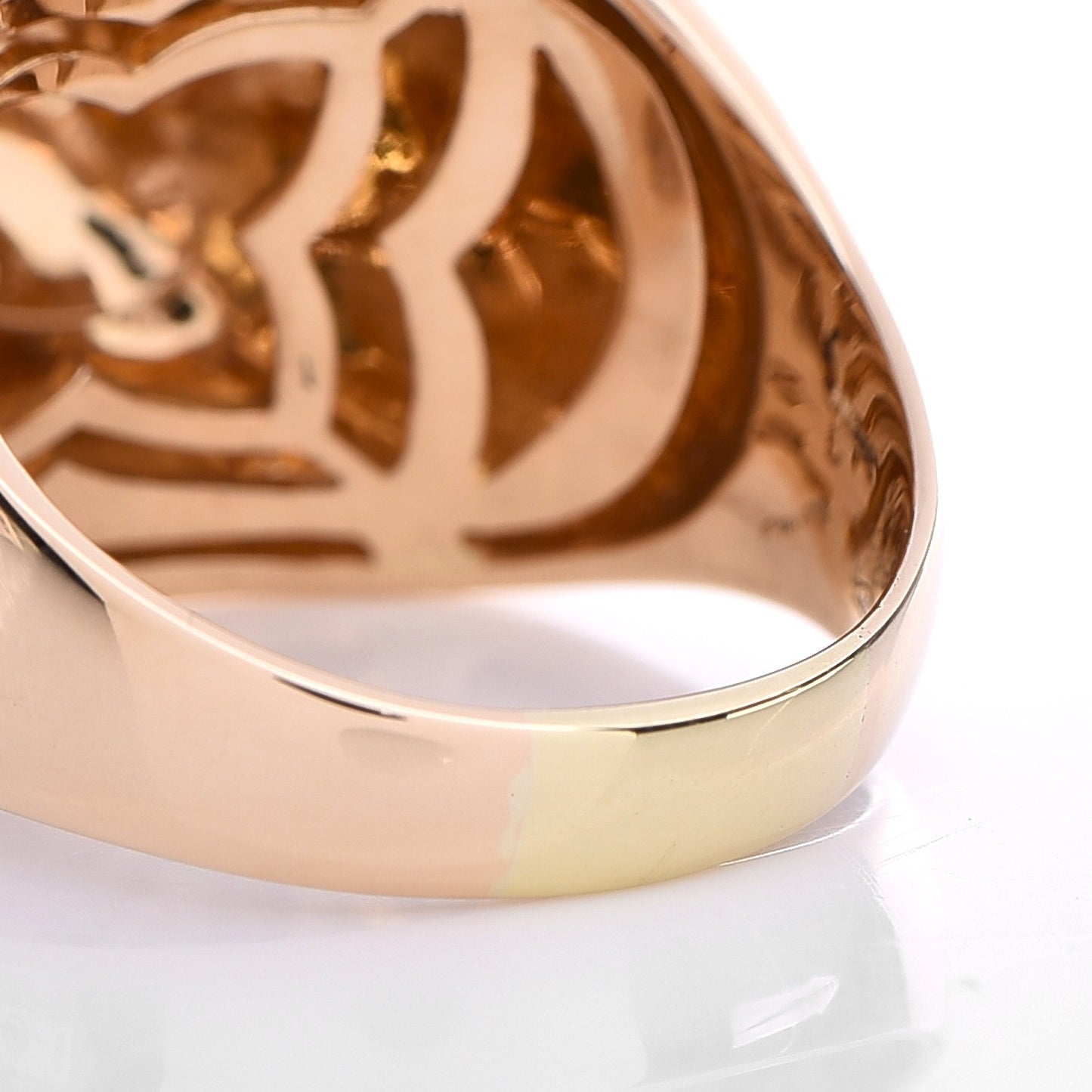 18K Yellow Gold Piramide Ring 9