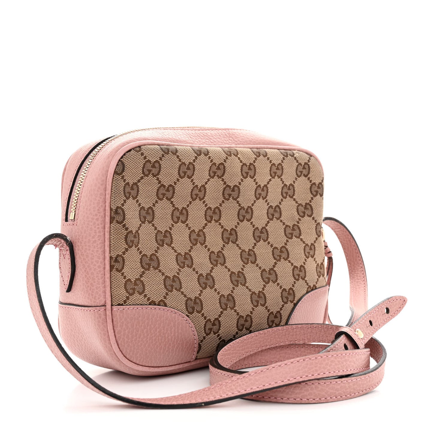 Monogram Mini Bree Messenger Bag Beige Soft Pink