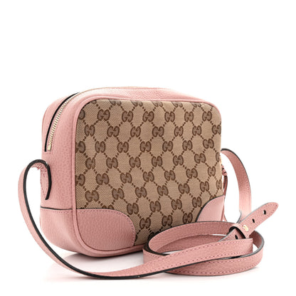 Gucci Monogram Mini Bree Messenger Bag Beige Soft Pink 3 of 12