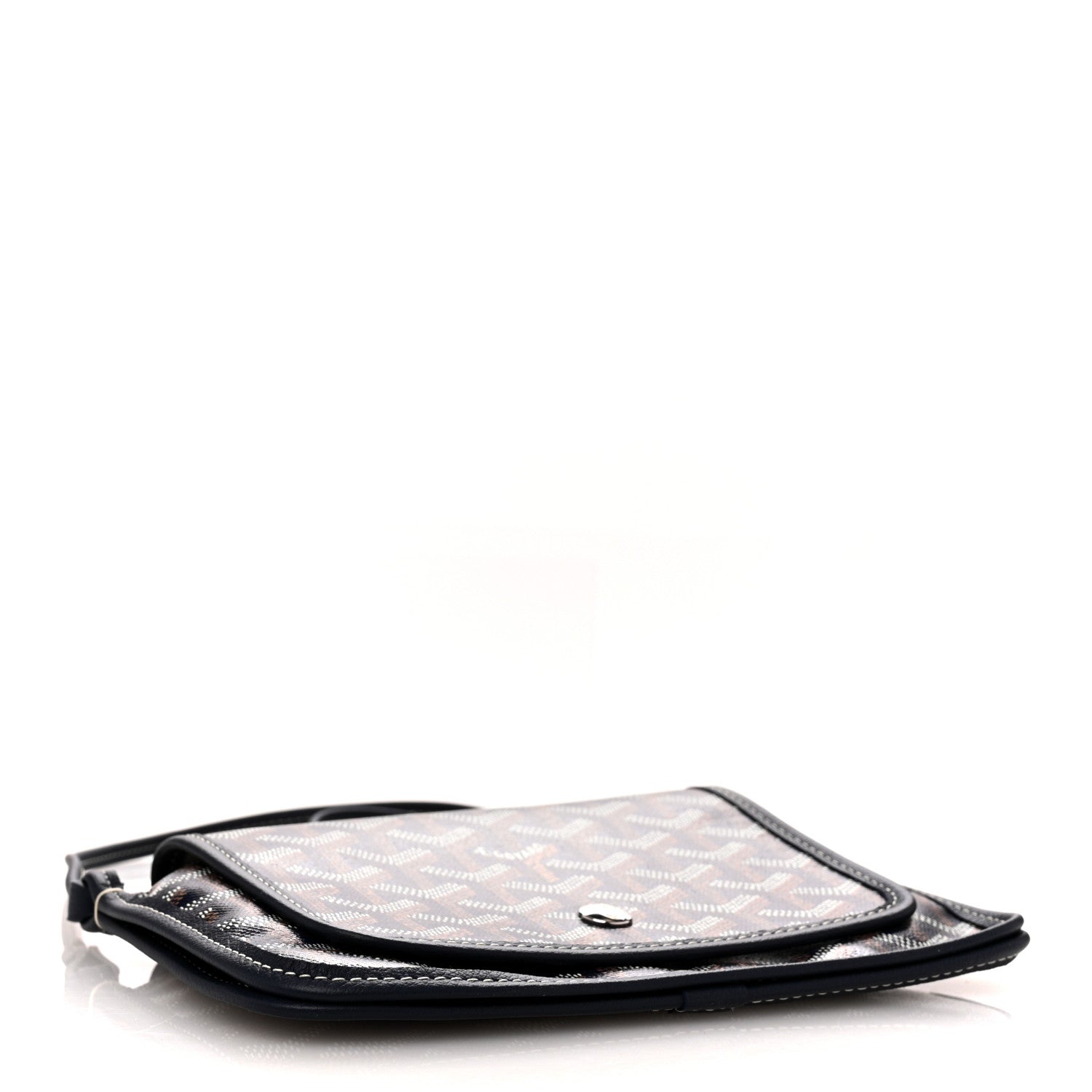Goyard Goyardine Plumet Wallet Clutch Navy 3 of 9