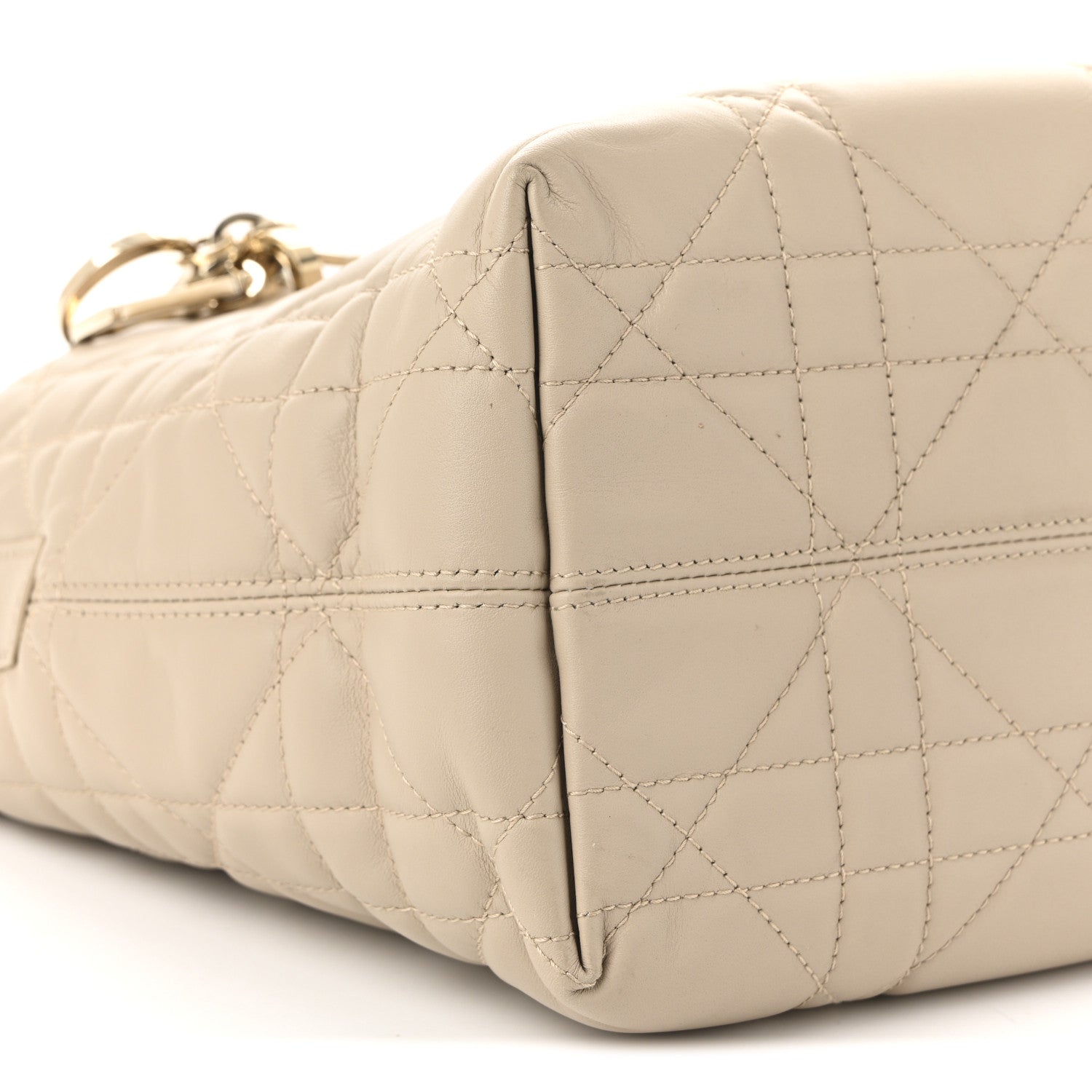 Christian Dior Calfskin Macrocannage Small Toujours Vertical Beige 9 of 10