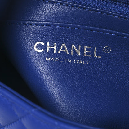 Chanel Lambskin Quilted Mini Square Flap Blue 6 of 12
